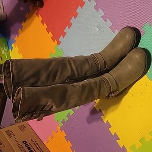 LifeStride knee high gray boots